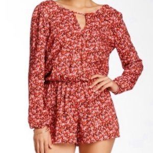 NWOT Nordstrom Socialite Floral Romper, Size Small